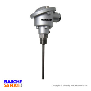 ترموکوپل نوع K هد دار ترانسمیتر دار مدل TF8 مانیاد