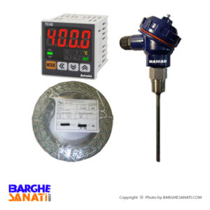 ست ترموکوپل K مانیاد مدل TAF و کابل ترموکوپل C231 + کنترلر دما TCN4S