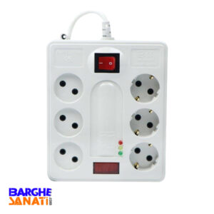 محافظ 6 خانه دیجیتالی با کابل 3 متر پارت الکتریک کد 7381