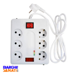 محافظ 6 خانه دیجیتالی با کابل 5 متر پارت الکتریک کد 2160