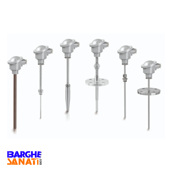 ترموکوپل نوع K با انواع غلاف محافظ فلزی کد 5967